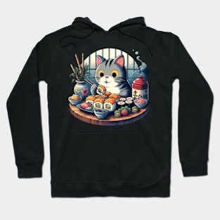 Sushi Cat Hoodie